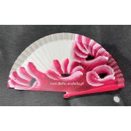 wachlarz hiszpański FLORES FLOTANTES 23cm - NOWE odcienie - ciemny róż karminowy - -_y_wachlarz8028new_pelny_1_str_malow_plywajace_kwiaty_flores_flotantes_23cm_roz_karminowy.jpg